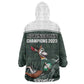 South Africa Rugby KId Wearable Blanket Hoodie Springboks 4th Champions World Cup Proud Bokke