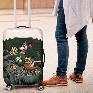 South Africa Rugby Luggage Cover Springboks 4th Champions World Cup Proud Bokke