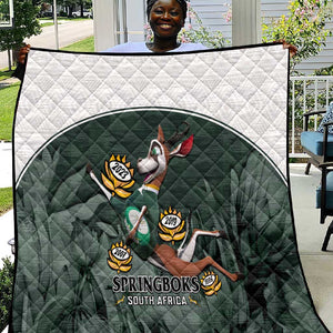 South Africa Rugby Quilt Springboks 4th Champions World Cup Proud Bokke