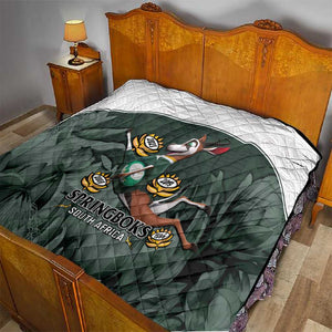 South Africa Rugby Quilt Springboks 4th Champions World Cup Proud Bokke