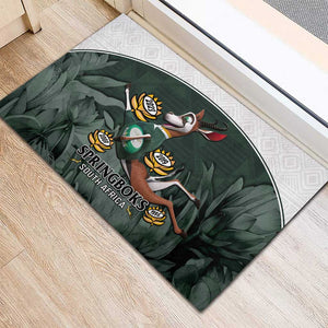 South Africa Rugby Rubber Doormat Springboks 4th Champions World Cup Proud Bokke