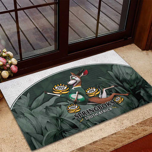 South Africa Rugby Rubber Doormat Springboks 4th Champions World Cup Proud Bokke