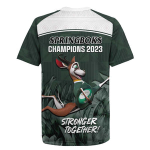 South Africa Rugby Rugby Jersey Springboks 4th Champions World Cup Proud Bokke