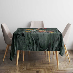 South Africa Rugby Tablecloth Springboks 4th Champions World Cup Proud Bokke