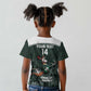 Custom South Africa Rugby Kid T shirt Springboks 4th Champions World Cup Proud Bokke