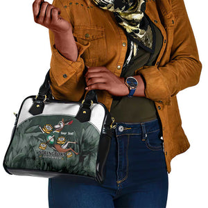 Custom South Africa Rugby Shoulder Handbag Springboks 4th Champions World Cup Proud Bokke