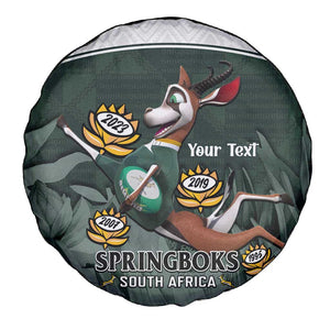 Custom South Africa Rugby Spare Tire Cover Springboks 4th Champions World Cup Proud Bokke