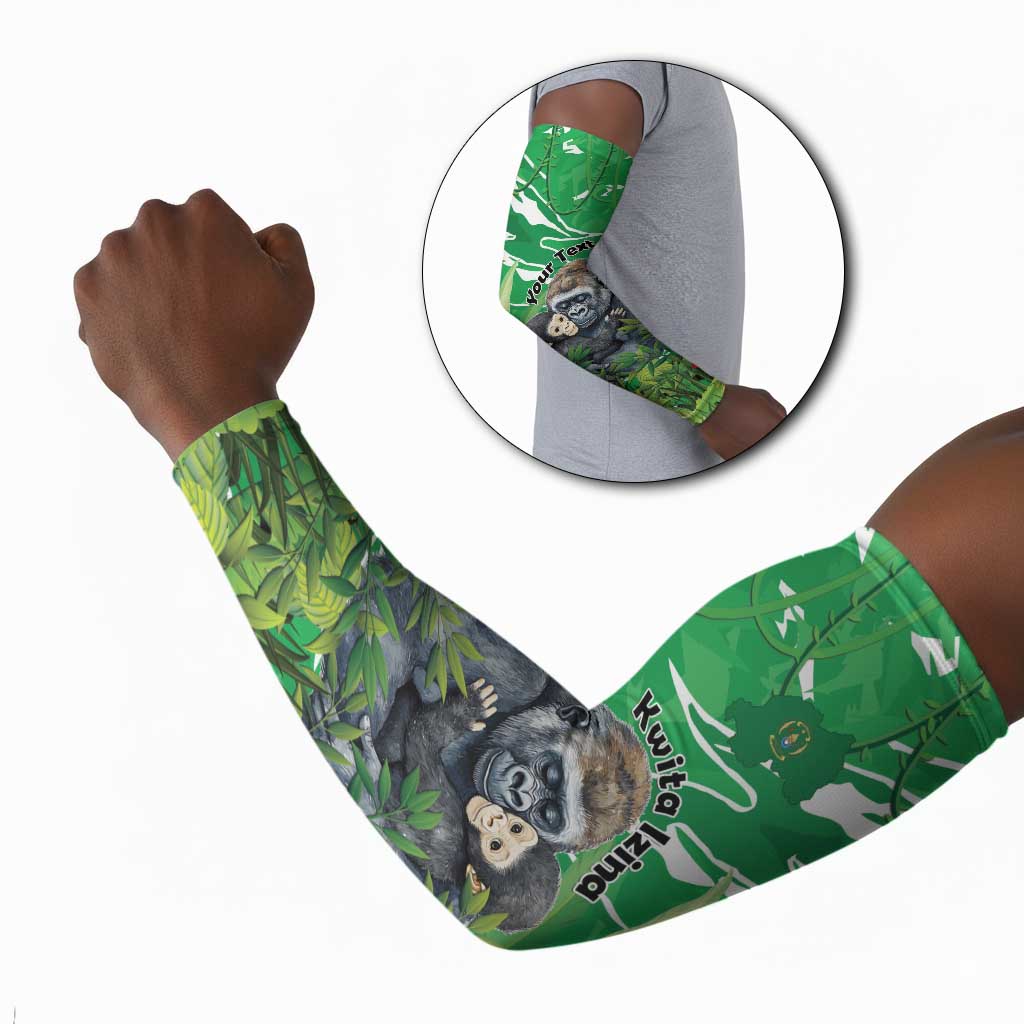 Personalized Rwanda Kwita Izina Arm Sleeves Name a Gorilla - Save a Species