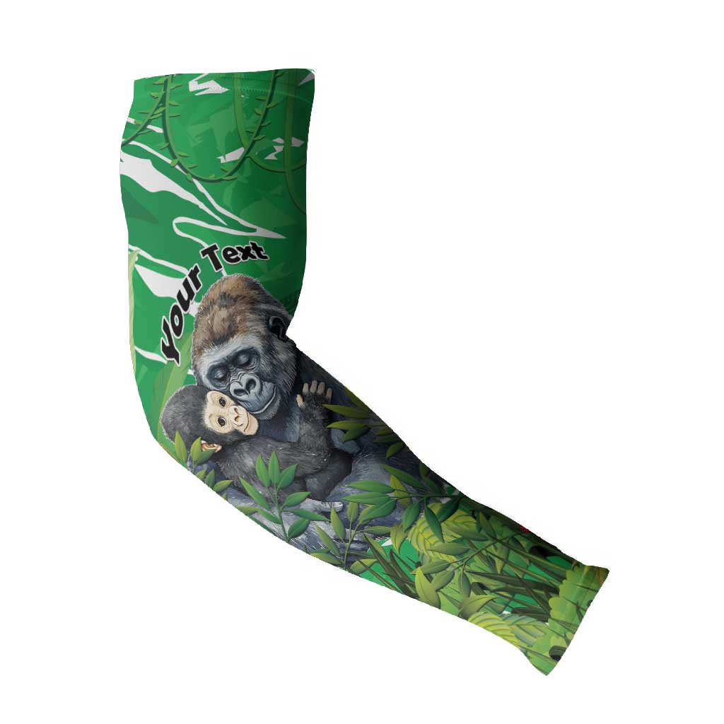 Personalized Rwanda Kwita Izina Arm Sleeves Name a Gorilla - Save a Species