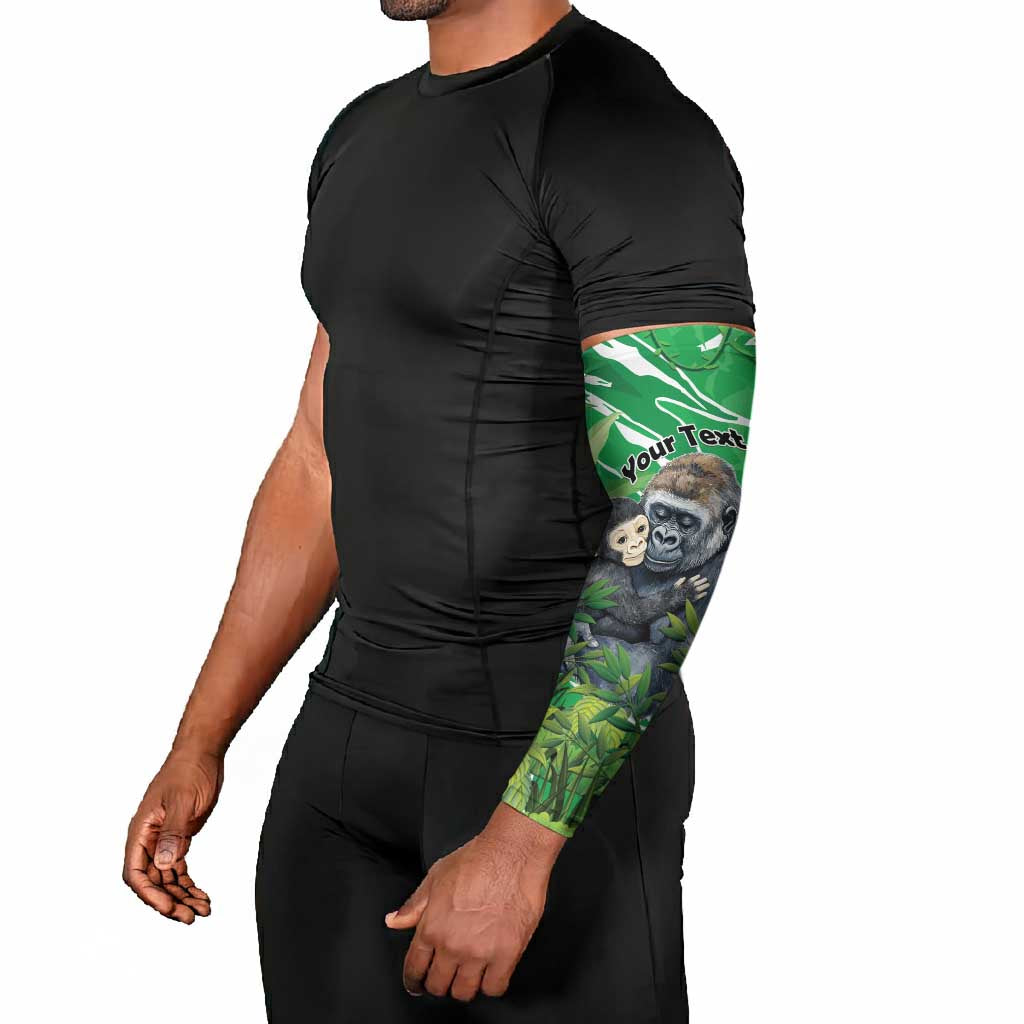 Personalized Rwanda Kwita Izina Arm Sleeves Name a Gorilla - Save a Species