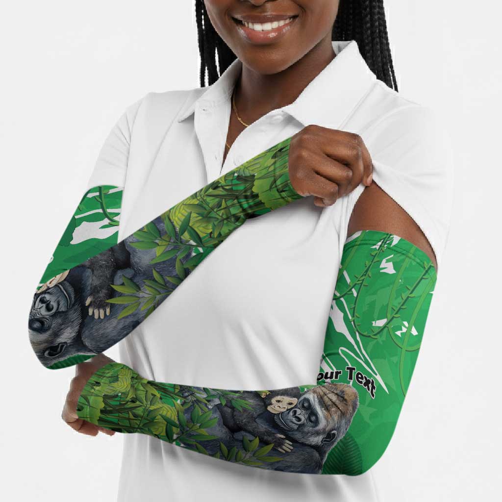 Personalized Rwanda Kwita Izina Arm Sleeves Name a Gorilla - Save a Species