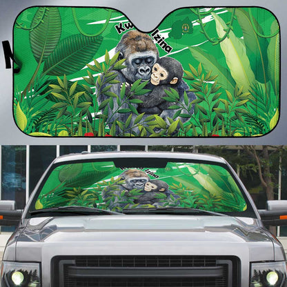 Rwanda Kwita Izina Auto Sun Shade Name a Gorilla - Save a Species