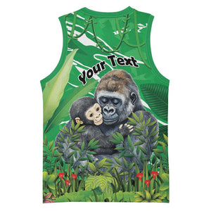 Personalized Rwanda Kwita Izina 2025 Basketball Jersey Gorilla Naming Day LT15