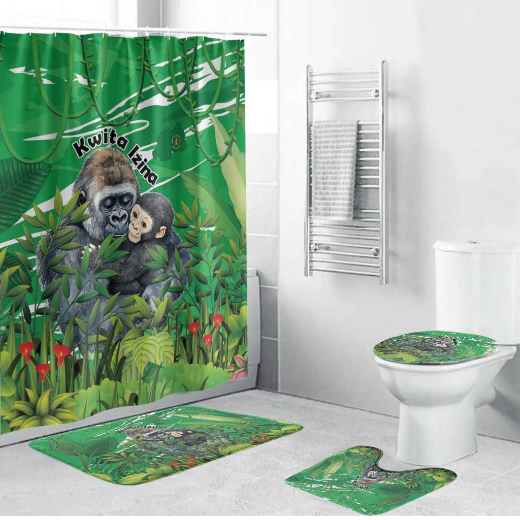 Rwanda Kwita Izina Bathroom Set Name a Gorilla - Save a Species