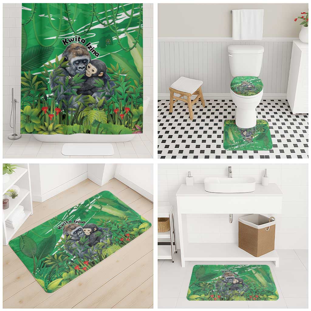 Rwanda Kwita Izina Bathroom Set Name a Gorilla - Save a Species