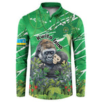 Personalized Rwanda Kwita Izina Button Sweatshirt Name a Gorilla - Save a Species