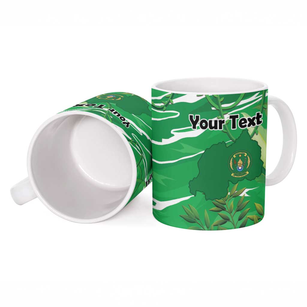 Personalized Rwanda Kwita Izina Ceramic Mug Name a Gorilla - Save a Species