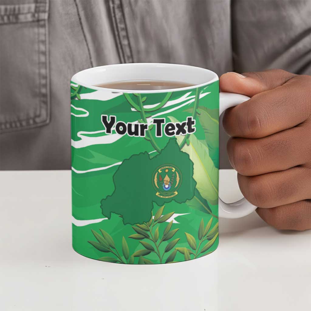Personalized Rwanda Kwita Izina Ceramic Mug Name a Gorilla - Save a Species