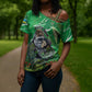 Personalized Rwanda Kwita Izina Cross Shoulder Shirt Name a Gorilla - Save a Species