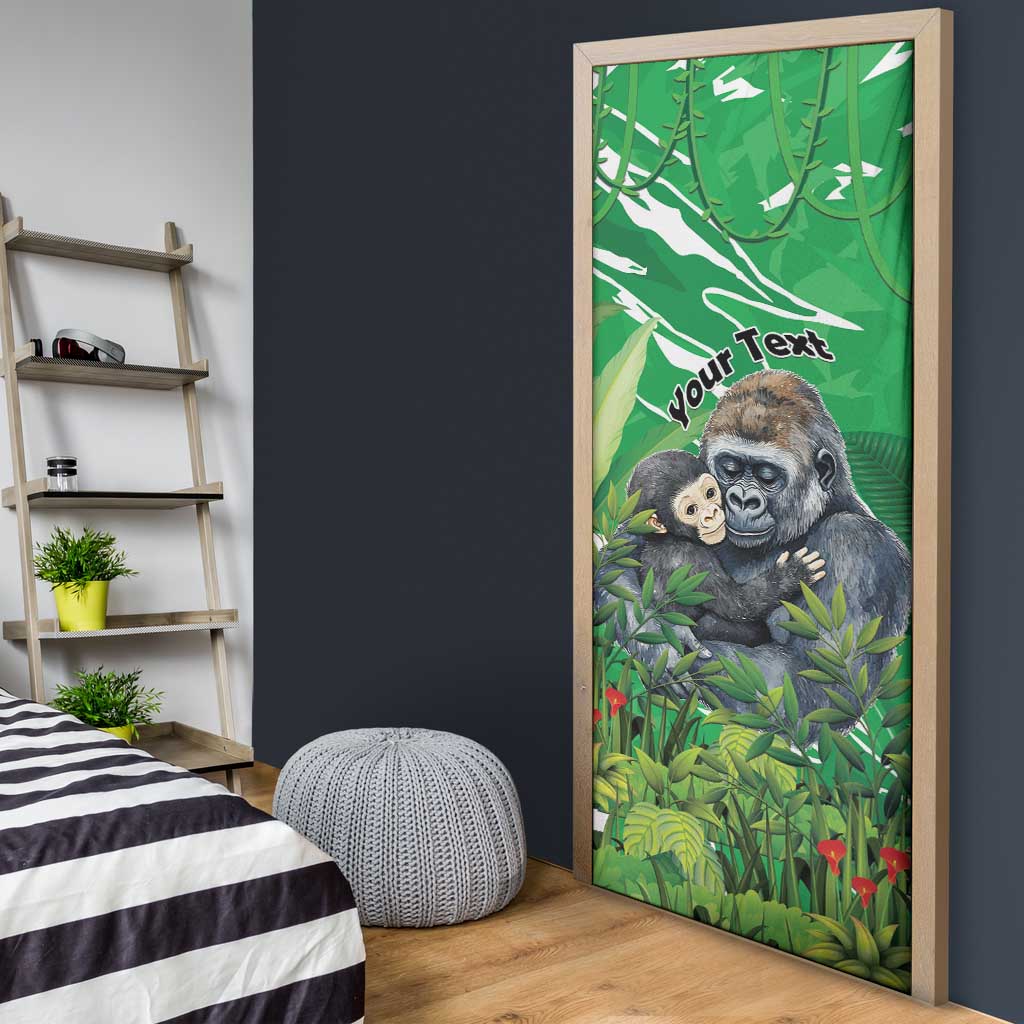 Personalized Rwanda Kwita Izina Door Cover Name a Gorilla - Save a Species