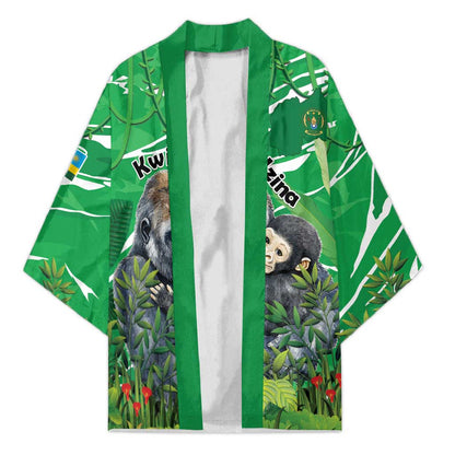 Personalized Rwanda Kwita Izina Kimono Name a Gorilla - Save a Species