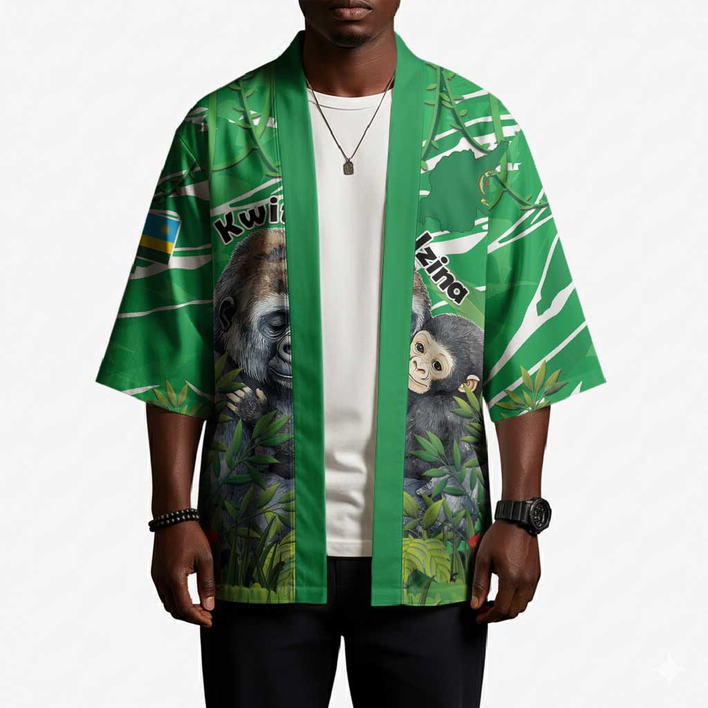 Personalized Rwanda Kwita Izina Kimono Name a Gorilla - Save a Species