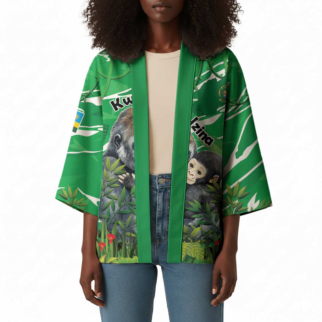 Personalized Rwanda Kwita Izina Kimono Name a Gorilla - Save a Species
