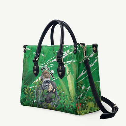 Rwanda Kwita Izina Leather Bag Name a Gorilla - Save a Species