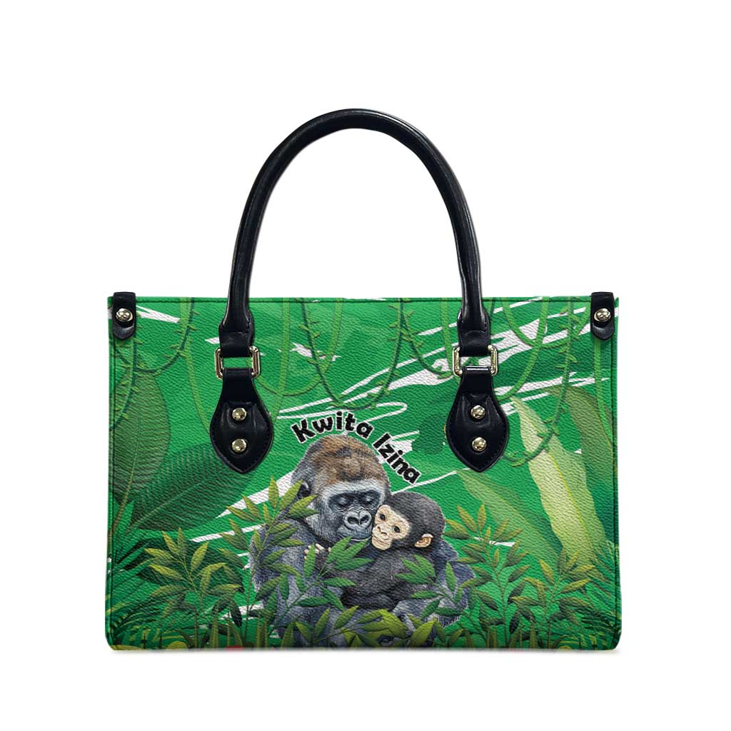 Rwanda Kwita Izina Leather Bag Name a Gorilla - Save a Species