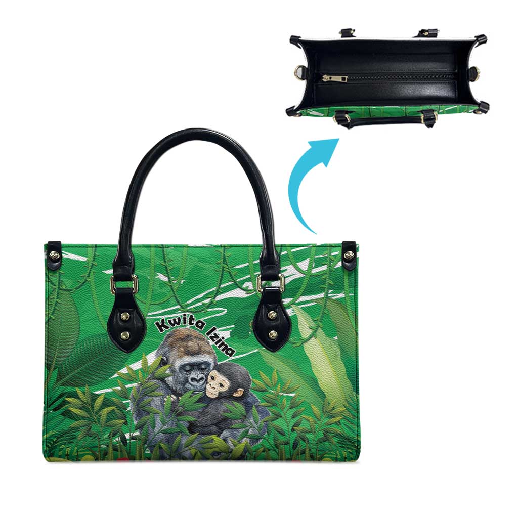 Rwanda Kwita Izina Leather Bag Name a Gorilla - Save a Species
