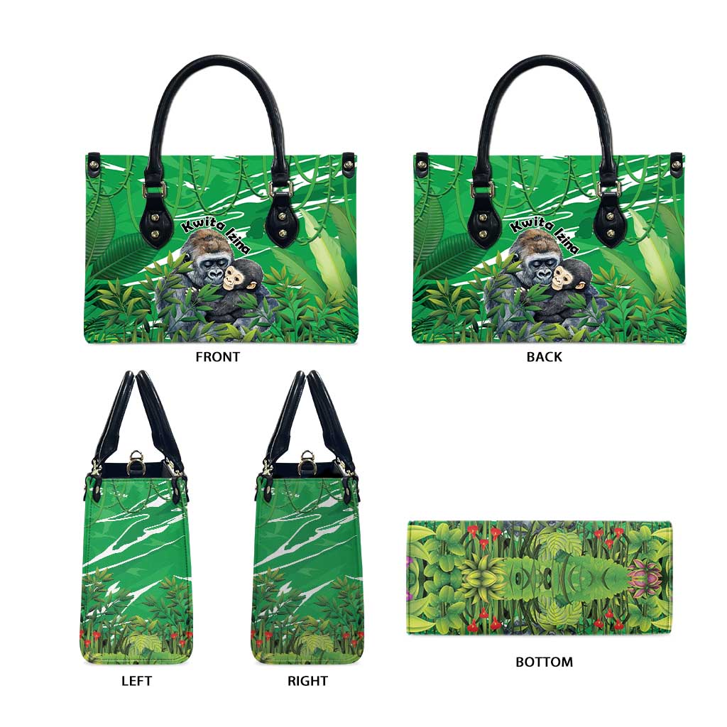 Rwanda Kwita Izina Leather Bag Name a Gorilla - Save a Species