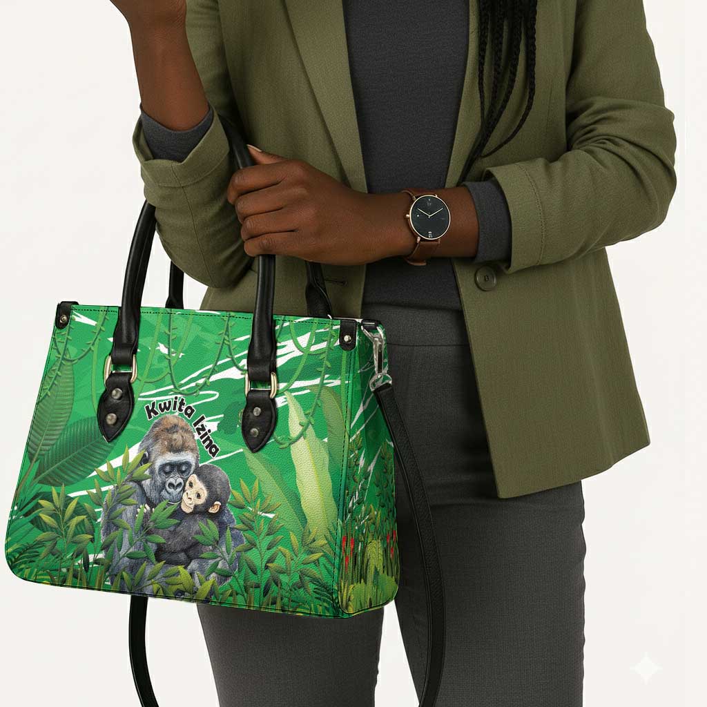 Rwanda Kwita Izina Leather Bag Name a Gorilla - Save a Species