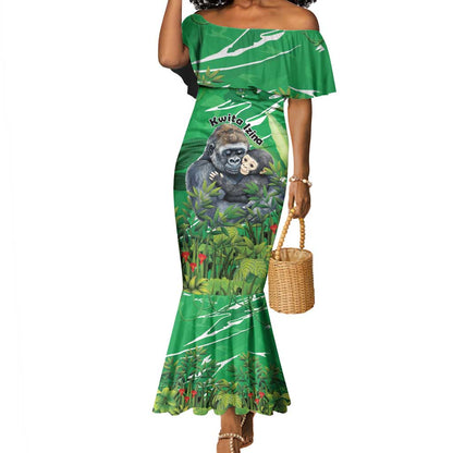 Personalized Rwanda Kwita Izina 2025 Mermaid Dress Gorilla Naming Day - African Pride