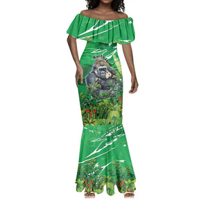 Personalized Rwanda Kwita Izina 2025 Mermaid Dress Gorilla Naming Day - African Pride