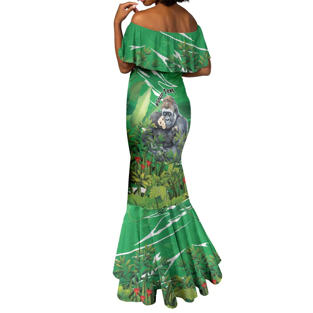 Personalized Rwanda Kwita Izina 2025 Mermaid Dress Gorilla Naming Day - African Pride