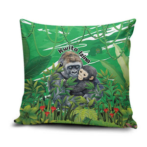 Rwanda Kwita Izina Pillow Cover Name a Gorilla - Save a Species