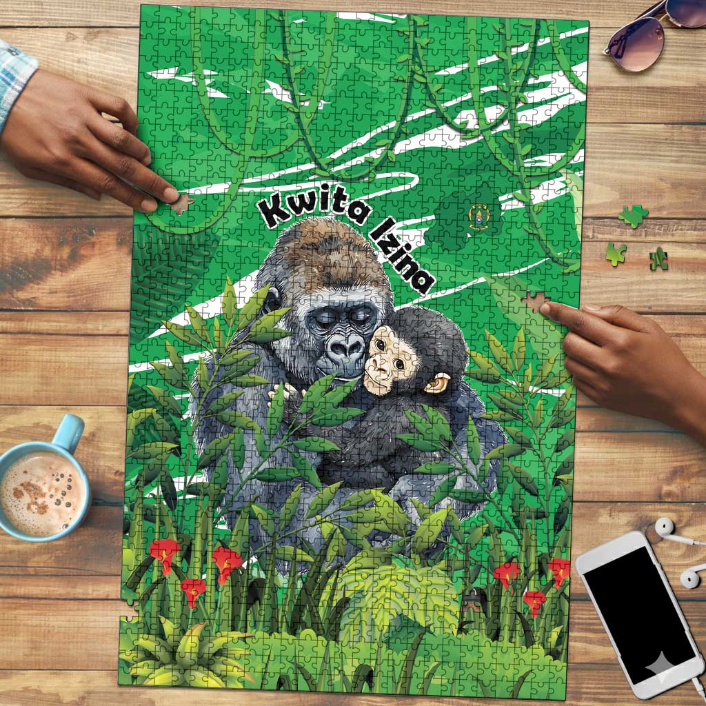 Rwanda Kwita Izina Puzzle Name a Gorilla - Save a Species