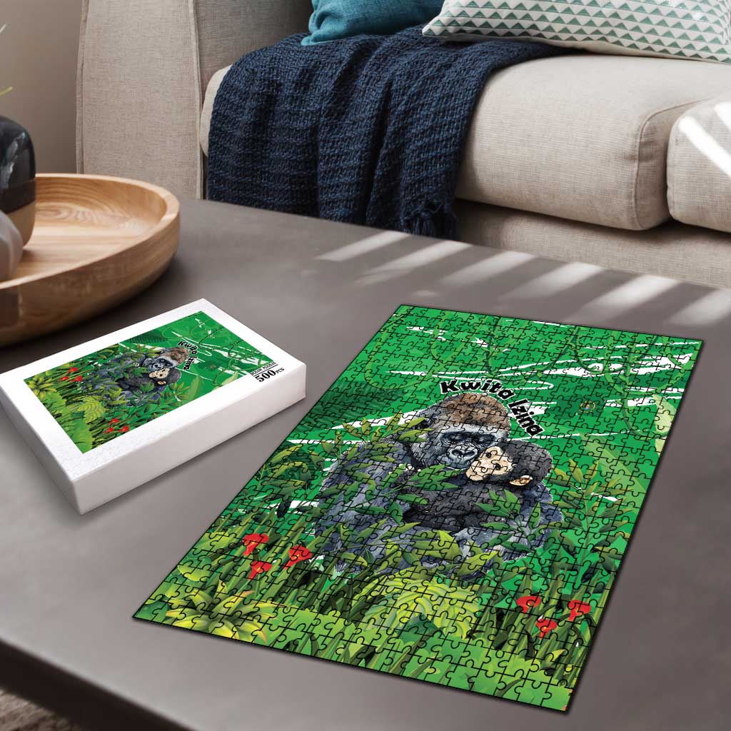 Rwanda Kwita Izina Puzzle Name a Gorilla - Save a Species