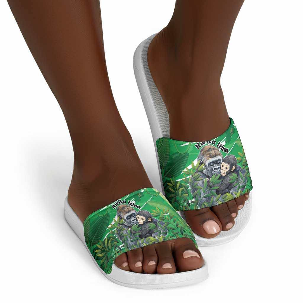Rwanda Kwita Izina Slide Sandals Name a Gorilla - Save a Species