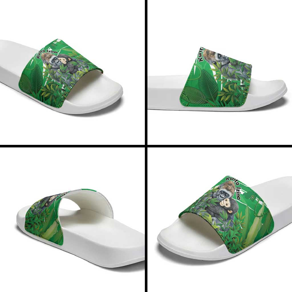 Rwanda Kwita Izina Slide Sandals Name a Gorilla - Save a Species