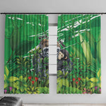 Rwanda Kwita Izina 2025 Window Curtain Gorilla Naming Day - African Pride