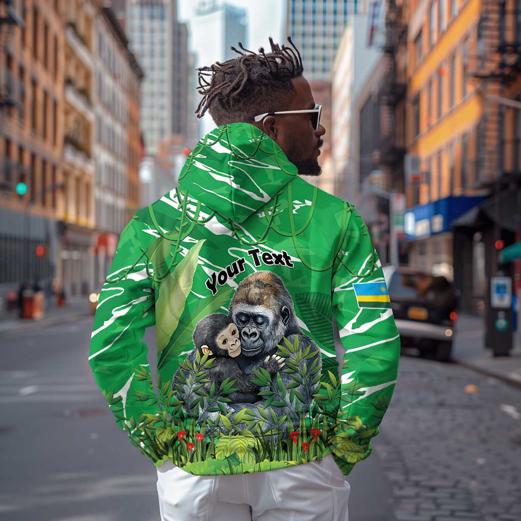 Personalized Rwanda Kwita Izina 2025 Zip Hoodie Gorilla Naming Day - African Pride