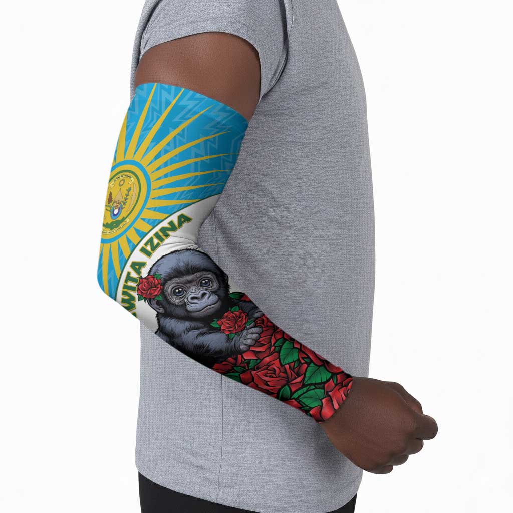 Personalized Rwanda Baby Gorilla Arm Sleeves Kwita Izina 2025