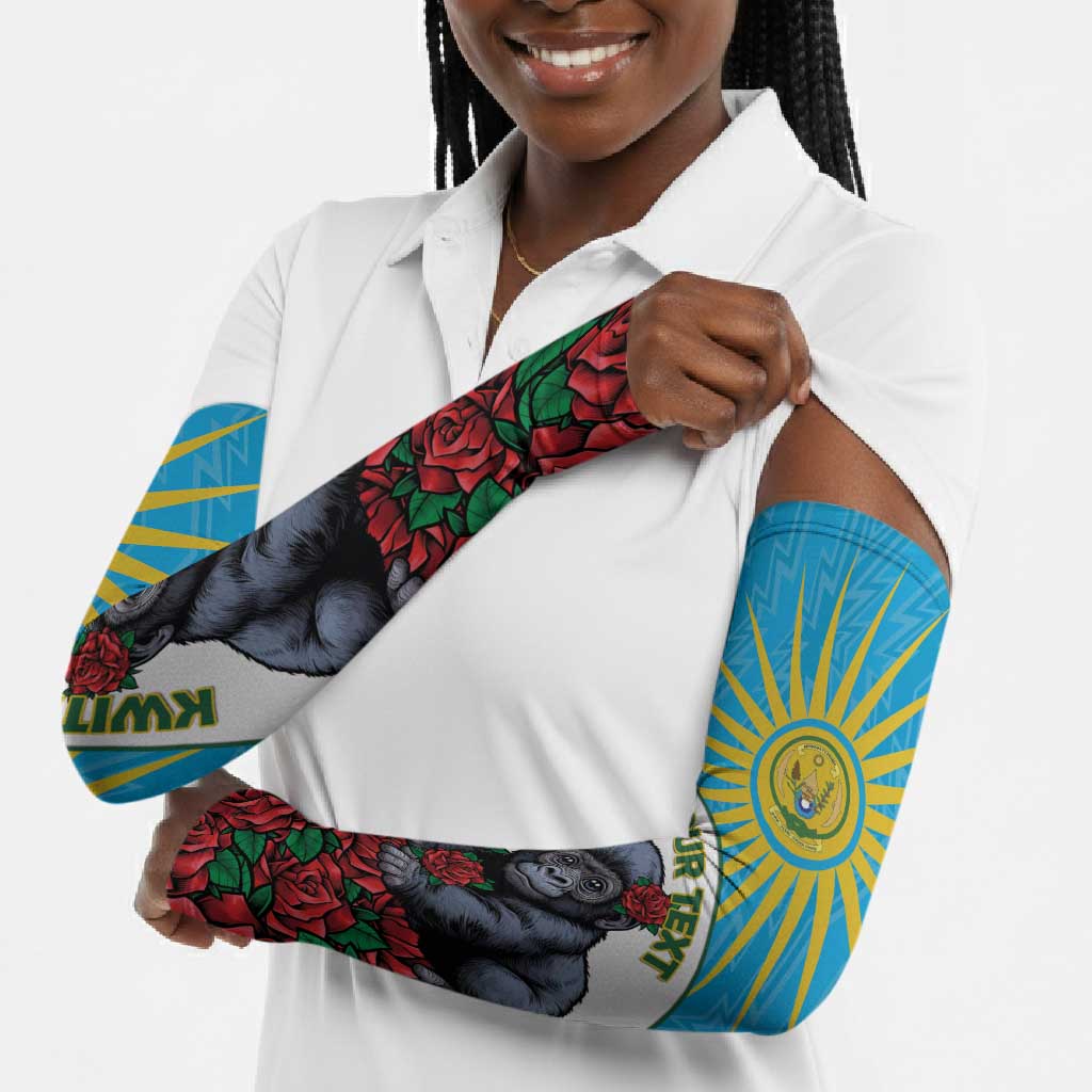 Personalized Rwanda Baby Gorilla Arm Sleeves Kwita Izina 2025