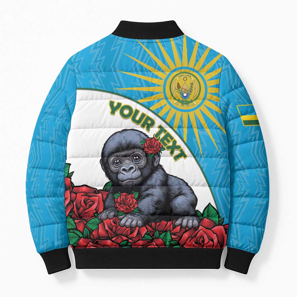 Personalized Rwanda Baby Gorilla Bomber Puffer Jacket Kwita Izina 2025