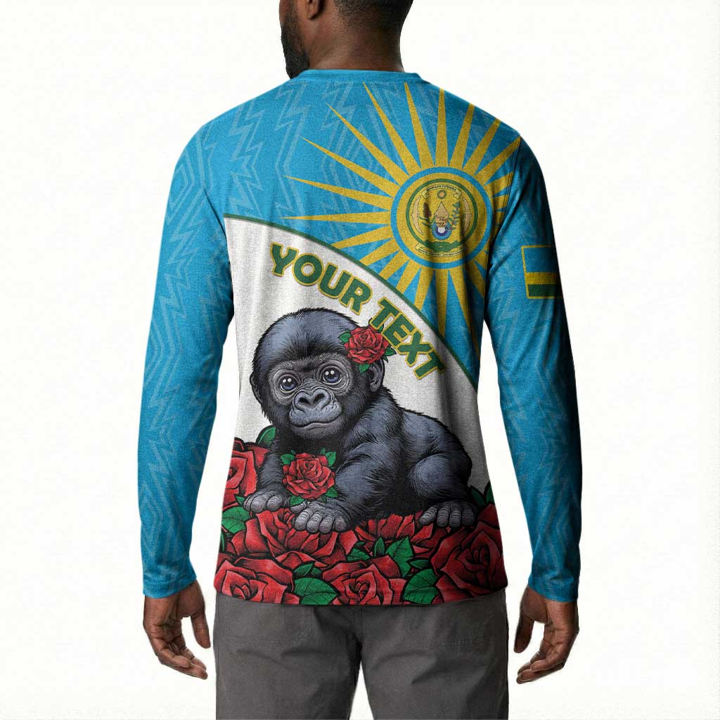 Personalized Rwanda Baby Gorilla Button Sweatshirt Kwita Izina 2025