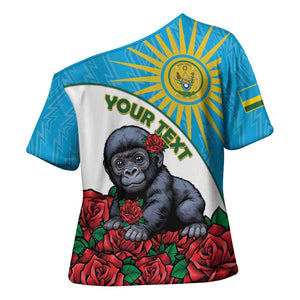 Personalized Rwanda Baby Gorilla Cross Shoulder Shirt Kwita Izina 2025