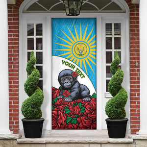 Personalized Rwanda Baby Gorilla Door Cover Kwita Izina 2025