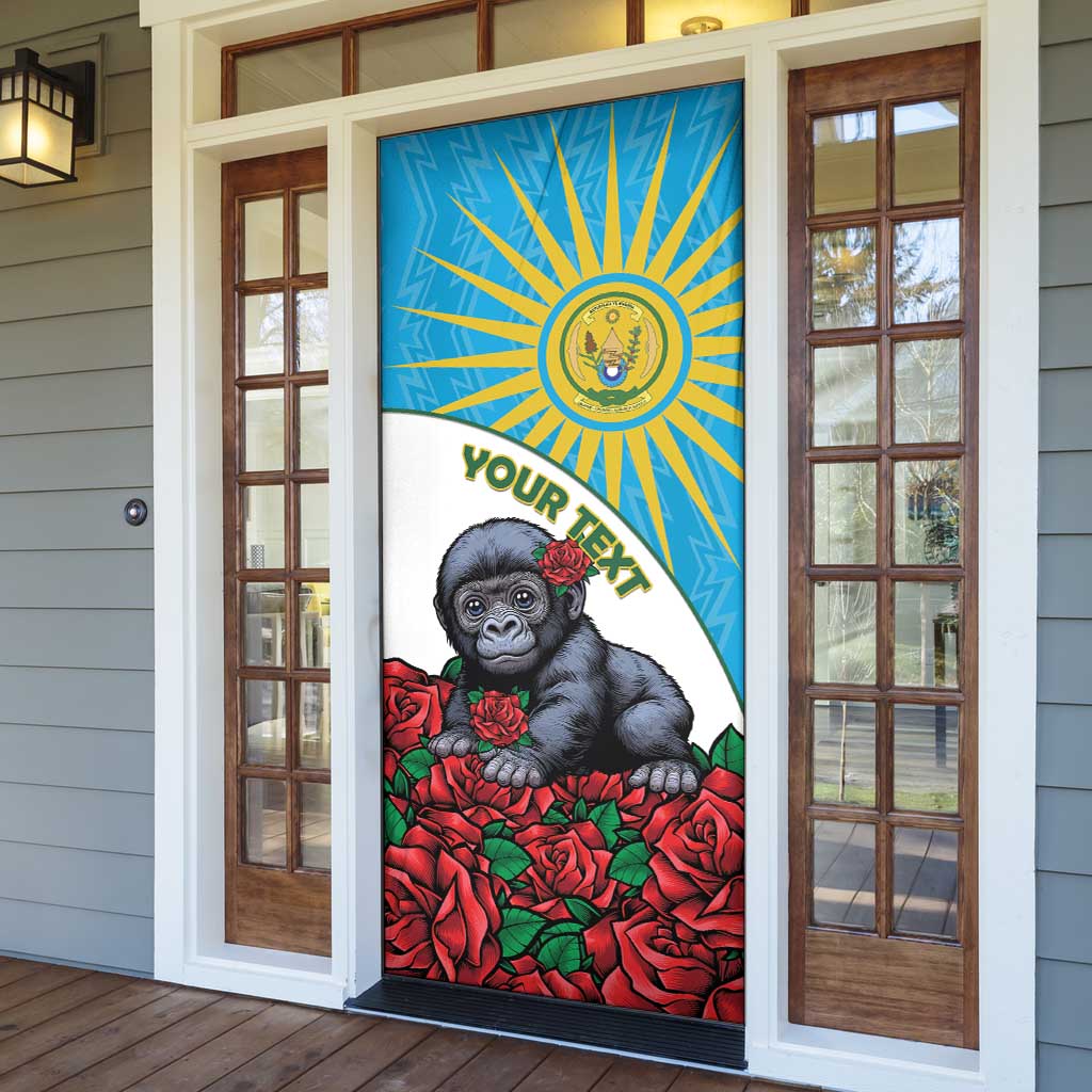 Personalized Rwanda Baby Gorilla Door Cover Kwita Izina 2025