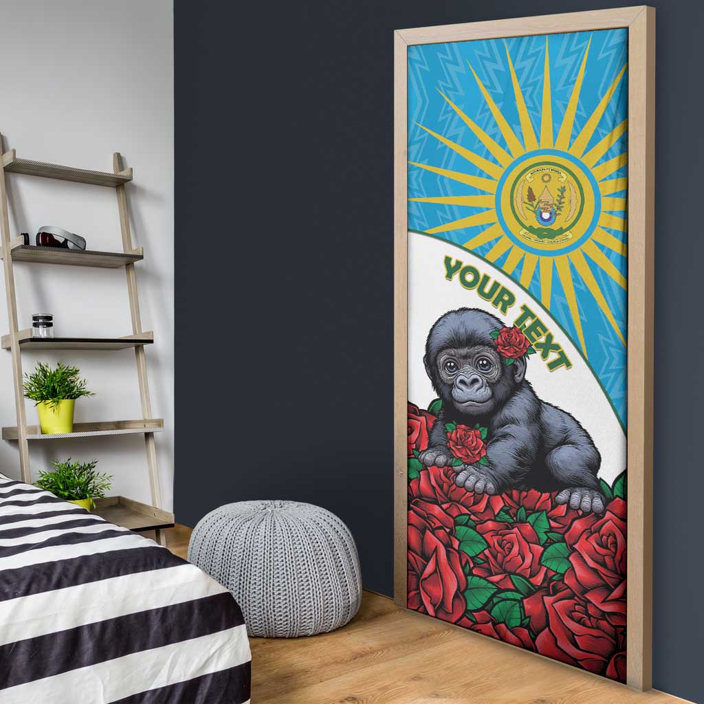 Personalized Rwanda Baby Gorilla Door Cover Kwita Izina 2025